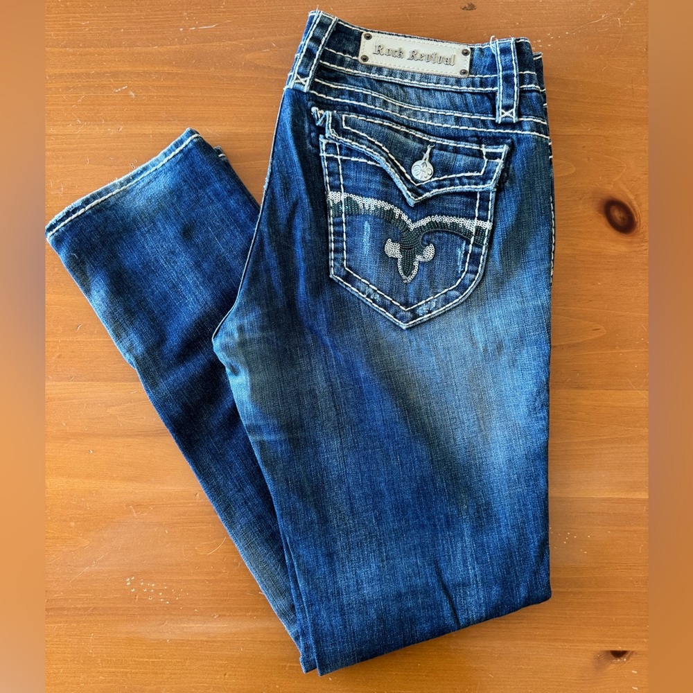 Rock Revival womens  Jean Straight Leg